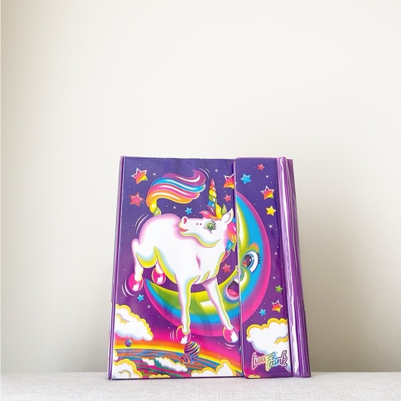 Lisa Frank Other - Vintage Lisa Frank Markie unicorn Binder